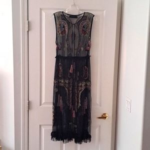 Zara limited edition tulle black maxi size m/l